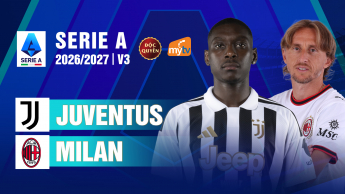 Juventus vs Milan Vòng 3 Serie A 2026/27