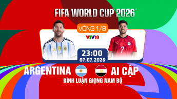 Argentina vs Ai Cập Vòng 1/8 FIFA World Cup 2026
