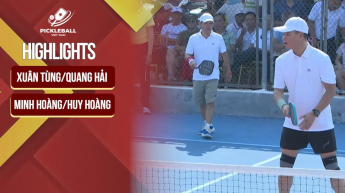 Xuân Tùng, Quang Hải vs Minh Hoàng, Huy Hoàng - Giải vô địch Pickleball các CLB quốc gia năm 2024