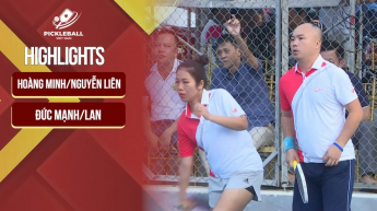 Hoàng Minh, Nguyễn Liên vs Đức Mạnh, Lan - Giải vô địch Pickleball các CLB quốc gia năm 2024