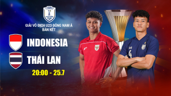 U23 Indonesia - U23 Thái Lan - Bán kết giải vô địch U23 Đông Nam Á
