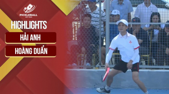 Hải Anh vs Hoàng Duẩn - Giải vô địch Pickleball các CLB quốc gia năm 2024