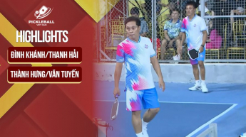 Đình Khánh, Thanh Hải vs Thành Hưng, Văn Tuyến - Giải vô địch Pickleball các CLB quốc gia năm 2024