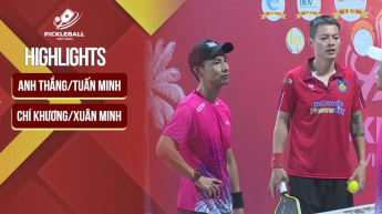 Anh Thắng, Tuấn Minh vs Chí Khương, Xuân Minh - Giải vô địch Pickleball các CLB quốc gia năm 2024