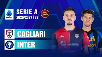 Cagliari vs Inter Vòng 2 Serie A 2026/27