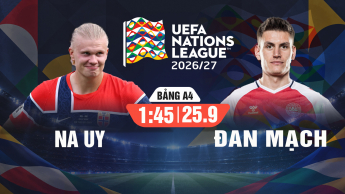 Na Uy vs Đan Mạch UEFA Nations League 2026/27