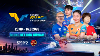 Giải bóng WTT Europe Smash 2026  Chung kết đơn nữ/nam