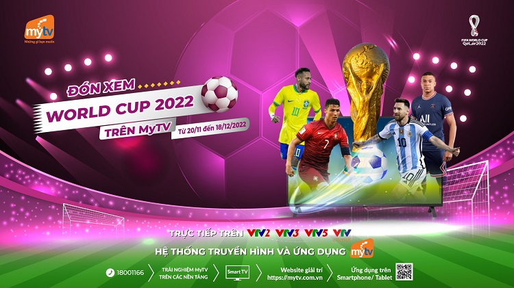 Truyền hình MyTV chính thức sở hữu bản quyền phát sóng FIFA World Cup 2022