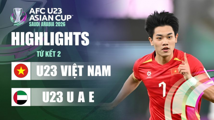 U23 Việt Nam – U23 UAE Tứ kết U23 Châu Á 2026