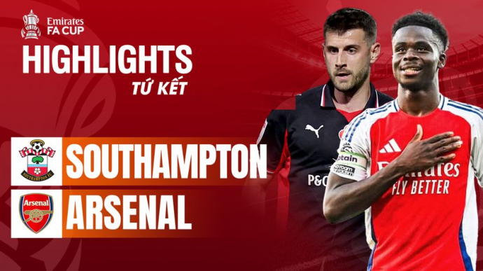 Southampton vs Arsenal Tứ kết FA Cup 2025/26