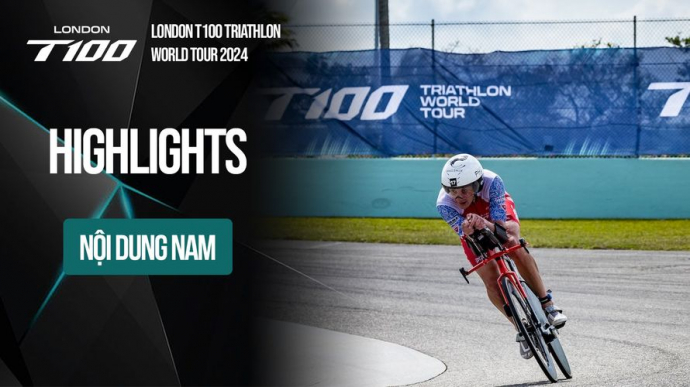 T100 Triathlon World Tour 2024 LONDON T100