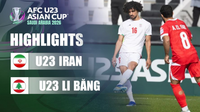 U23 Iran – U23 Li Băng U23 Châu Á 2026