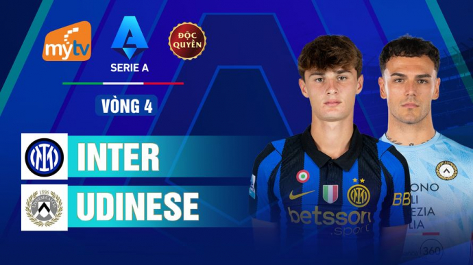 Inter vs Udinese Vòng 4 Serie A 2026/2027