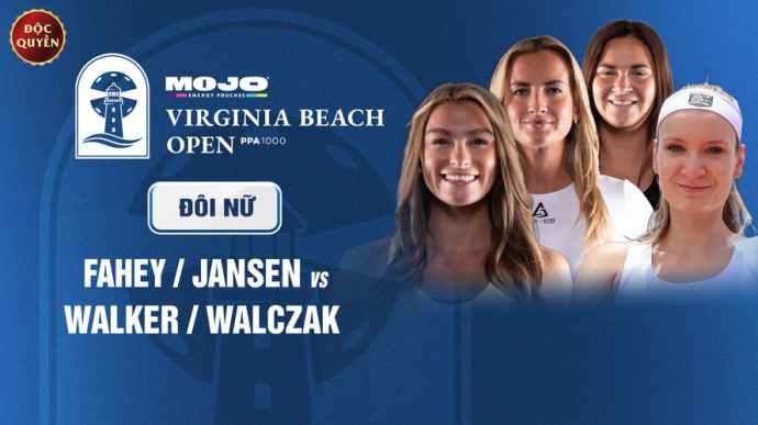 Fahey / Jansen vs Walker / Walczak - PPA Virginia Beach Open - Vòng 16