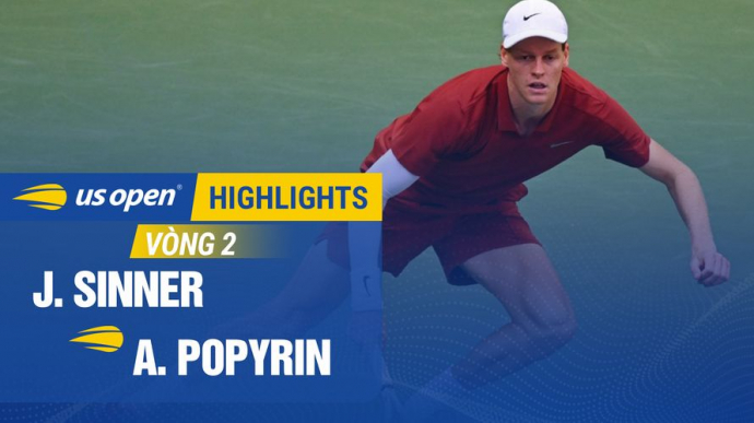 J. Sinner vs Popyrin - US Open Tennis Championships 2025