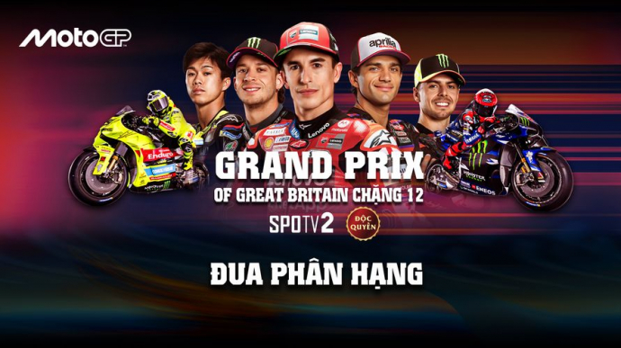 MotoGP 2026 Grand Prix of Great Britain chặng 12 Đua phân hạng