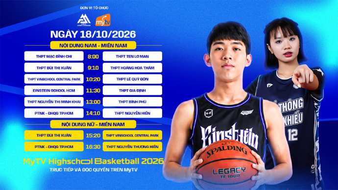 MyTV HSB 2026 - Khu vực Miền Nam