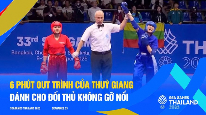 6 Phút Out Trình Của Thùy Giang, Đánh Đối Thủ Myanmar Không Gỡ Nổi Điểm