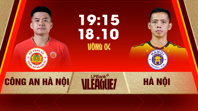 Công an Hà Nội vs Hà Nội FC Vòng 4 LPBank V.League 1-2026/27