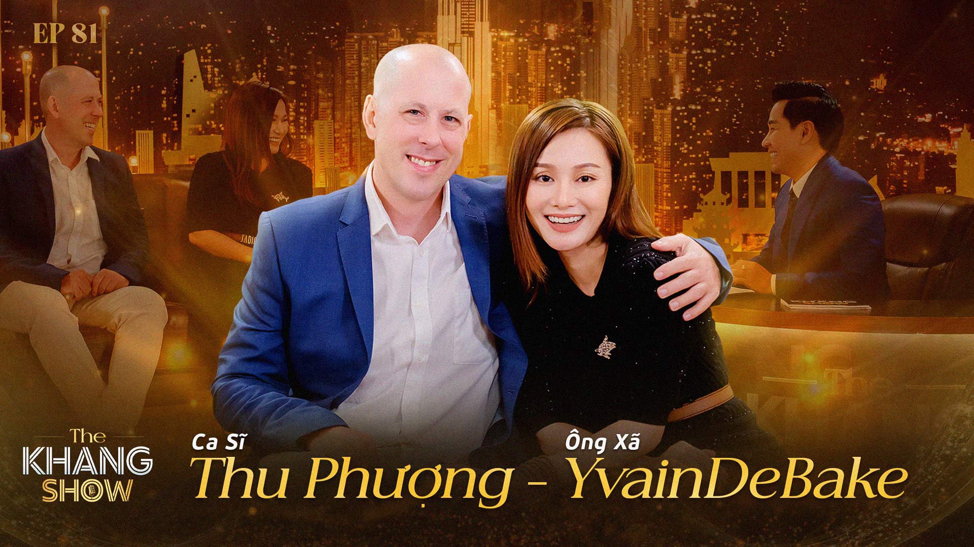 Ca sĩ Thu Phượng và Yvain De Bake