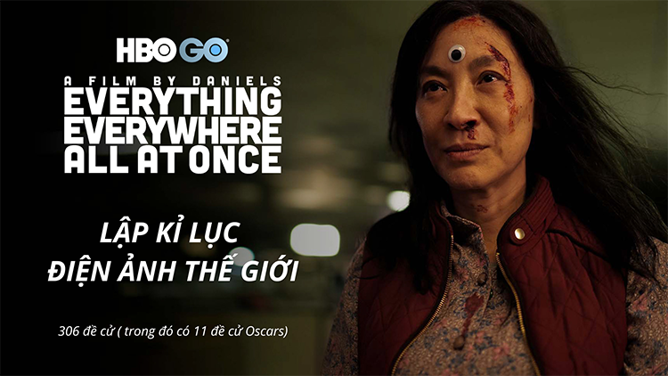 "EVERYTHING EVERYWHERE ALL AT ONCE" LẬP KỈ LỤC ĐIỆN ẢNH THẾ GIỚI